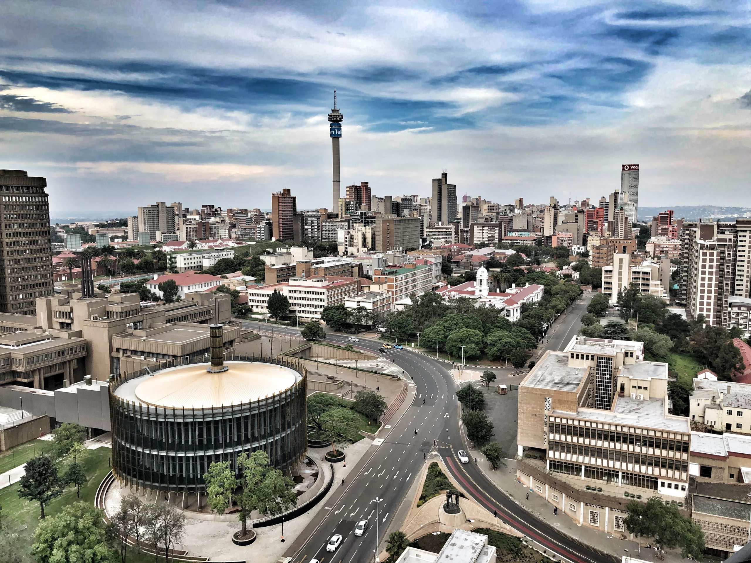 City view of Johannesburg, South Africa