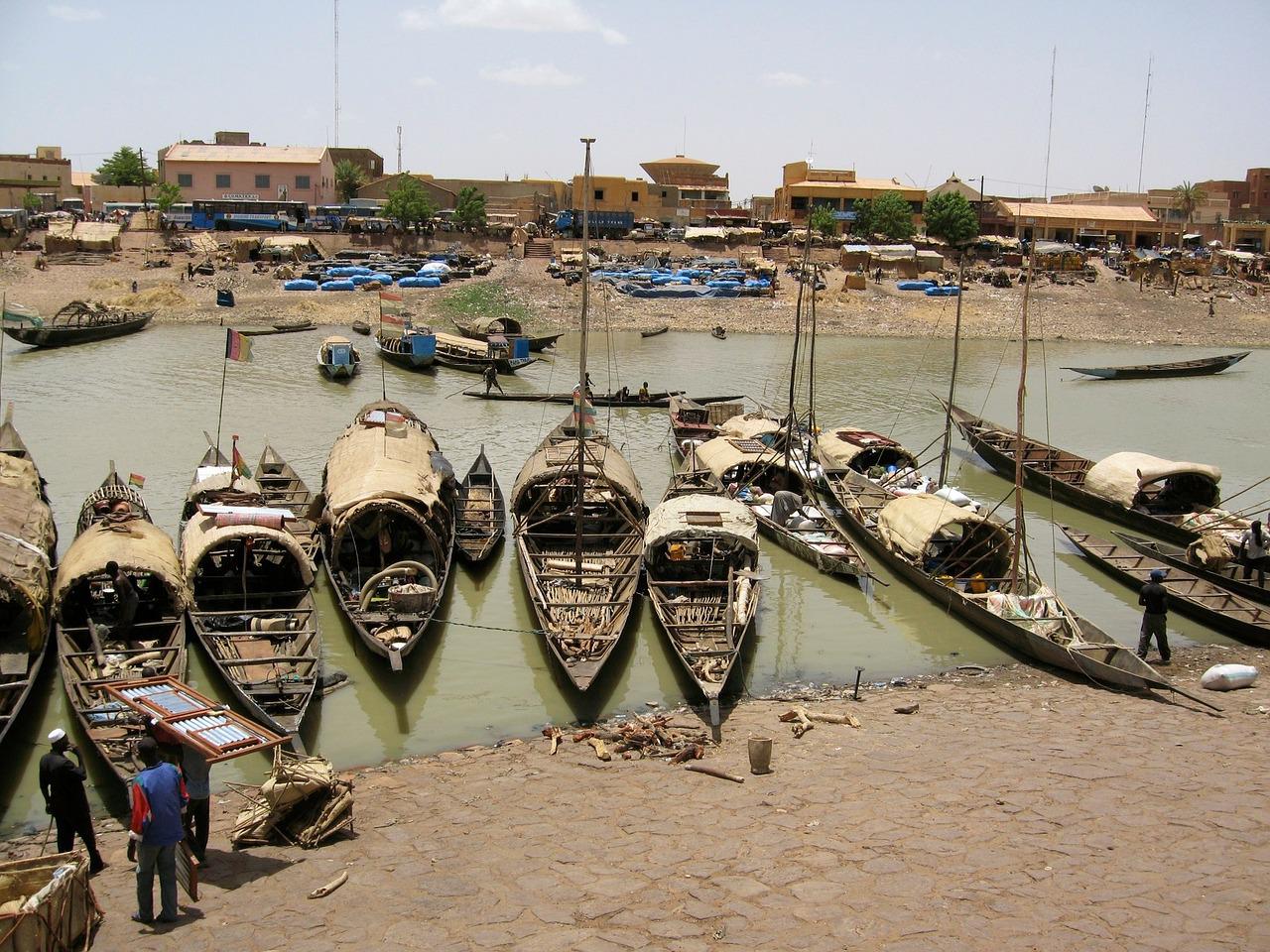 Boats in Mali